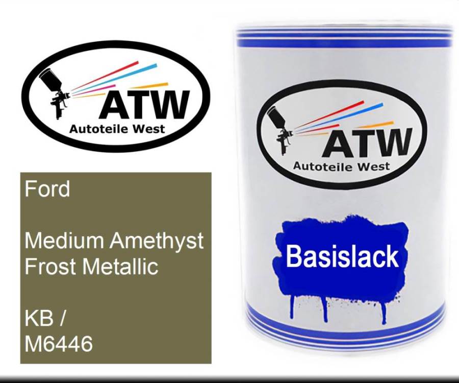 Ford, Medium Amethyst Frost Metallic, KB / M6446: 500ml Lackdose, von ATW Autoteile West.